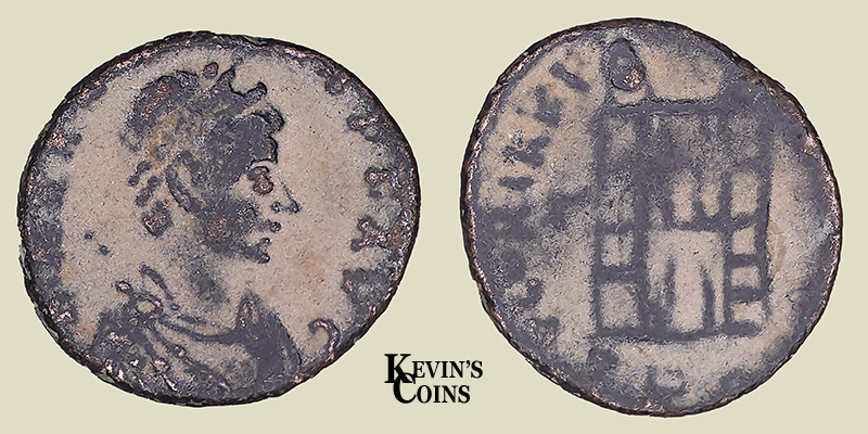 Arcadius Half Centenionalis RIC 62 Thessalonica