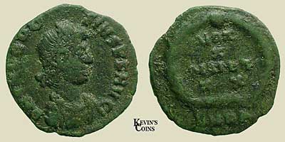 Theodosius I Half Centenionalis RIC 21 Cyzicus
