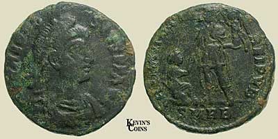 Theodosius I Maiorina RIC 43d Rome