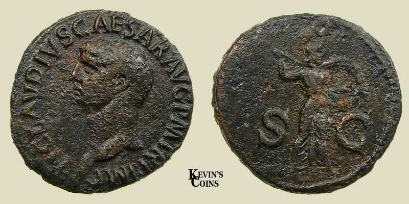 Copper As Struck AD 41-50 RIC 100