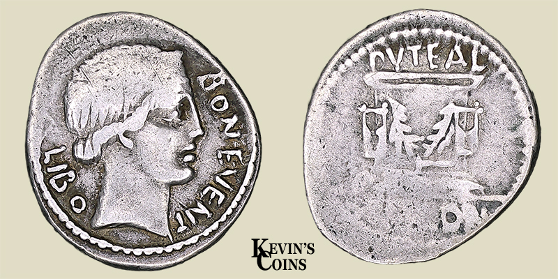AR Denarius L. Scribonius Libo 62 B.C. Rome