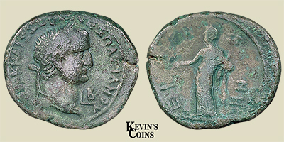 Vespasian Billon Tetradrachm Alexandria, Egypt AD 70-71