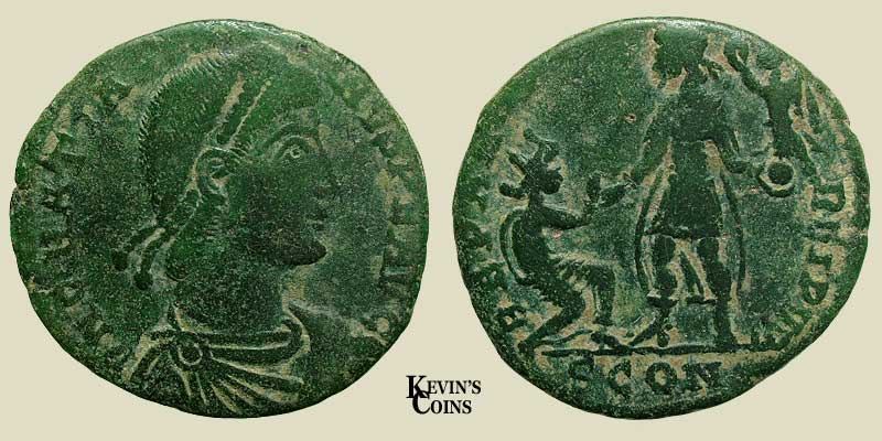 Gratian Bronze Maiorina RIC 20a Arelate