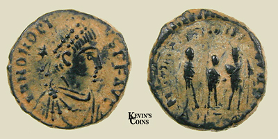 Honorius Centenionalis RIC 153 Antioch