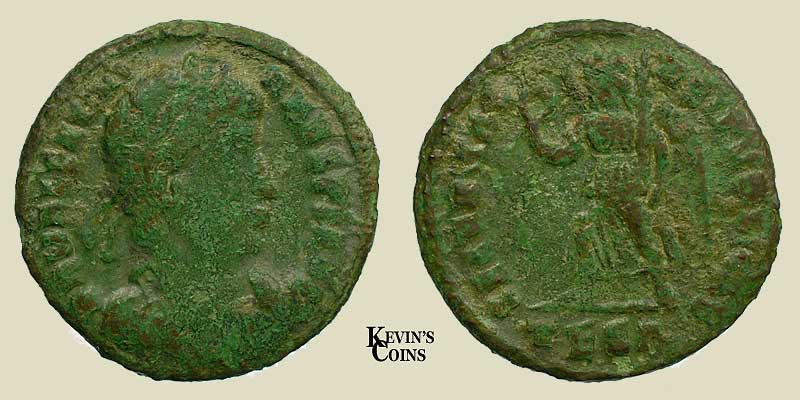 Valentinian I Bronze Centenionalis RIC 18a Thessalonica