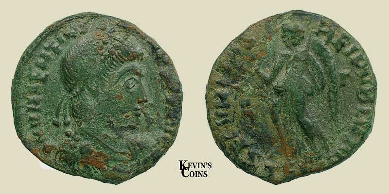 Valentinian I Bronze Centenionalis RIC 18a Thessalonica