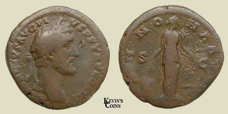 Copper As Struck AD 140-144 Rome RIC 675