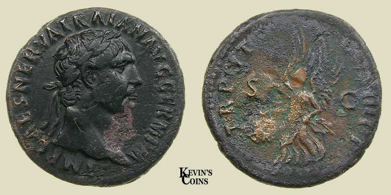Copper As Struck AD 101-102 Rome RIC 434