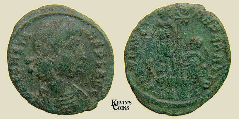 Constans AE Quarter Maiorina RIC 120 Thessalonica