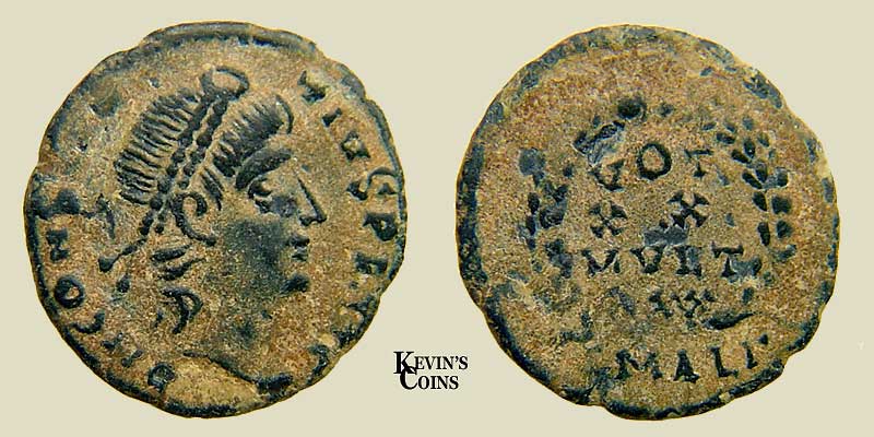 Constantius II Billon Reduced Cententionalis RIC 33 Alexandria