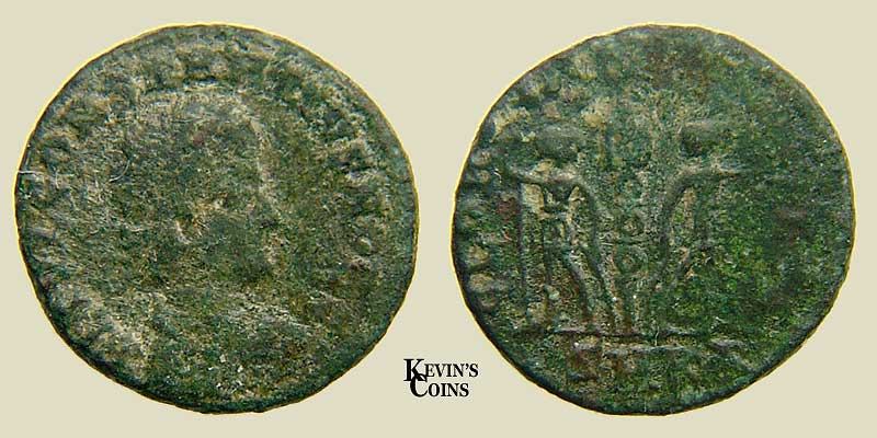 Constantius II Billon Reduced Cententionalis RIC 126 Cyzicus