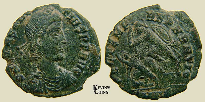 Constantius II Bronze Reduced Maiorina RIC 90 Heraclea