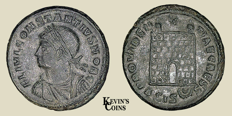 Constantius II Billon Reduced Centenionalis RIC 194 Sicia