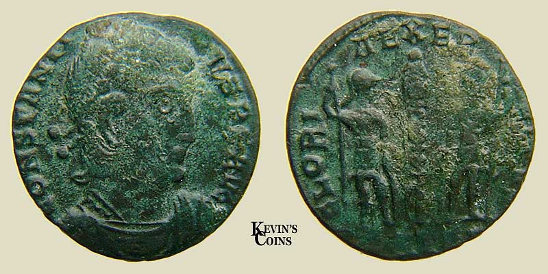 Constantius II Billon Reduced Centenionalis RIC 56 Thessalonica
