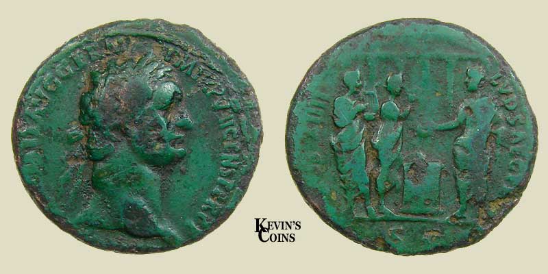 Copper As  as Augustus, Rome RIC 385a