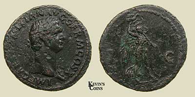 Copper As as Augustus, Rome RIC 249a