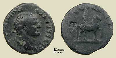 "Limes" Denarius Struck after A.D 76