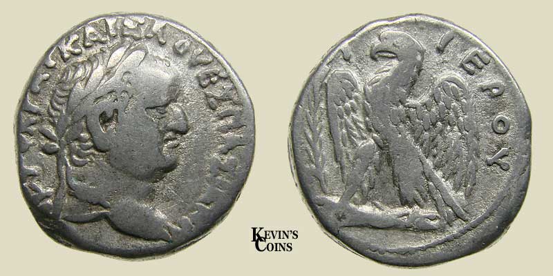 AR Tetradrachm (24mm 15.05g) Struck A.D 69-70 Antioch, Syria