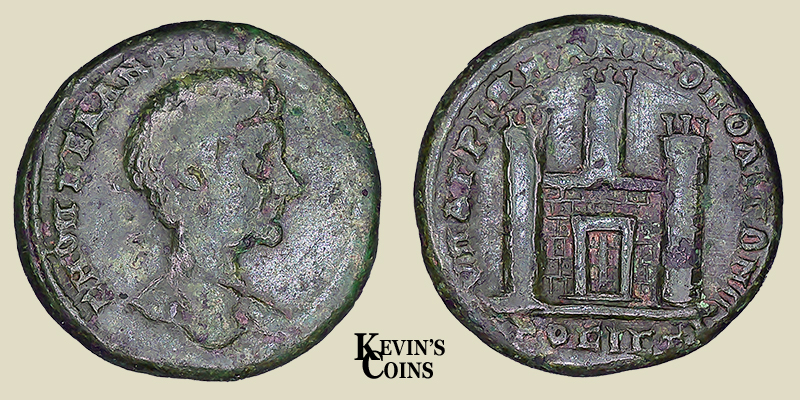 Diadumenian AE26 Moesia Inferior, Nicopolis ad Istrum AD 217-218