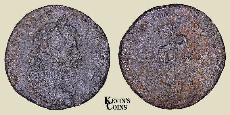 Macrinus AE26 Moesia Inferior, Nicopolis ad Istrum AD 217-218