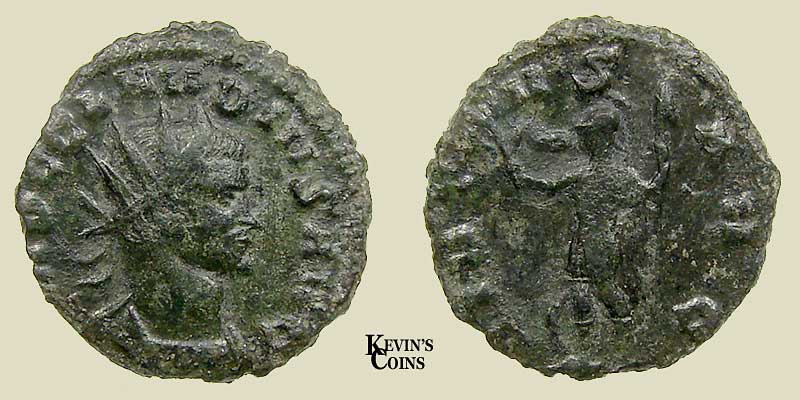 Antoninianus of Claudius Gothicus RIC 109