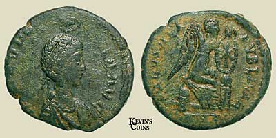 Aelia Eudoxia Centenionalis RIC 104 Antioch
