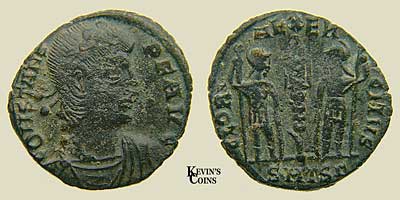 Constans Reduced Centenionalis RIC 57 Thessalonica