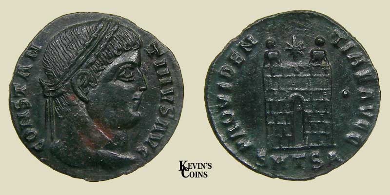 Constantine I Centenionalus RIC 153 Thessalonica
