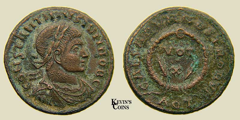 Constantine II Centenionalis RIC 79 Aquileia