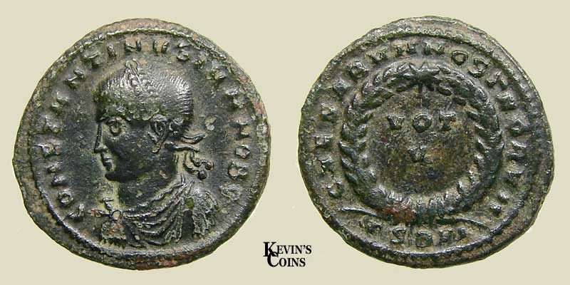 Constantine II Centenionalis RIC 120 Thessalonica