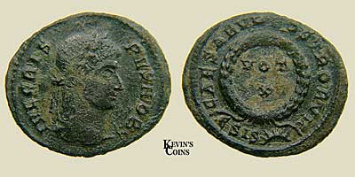 Crispus Centenionalus RIC 181 Siscia