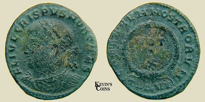 Crispus Centenionalus RIC 125 Thessalonica