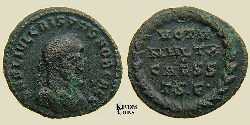 Crispus Centenionalus RIC 38 Thessalonica